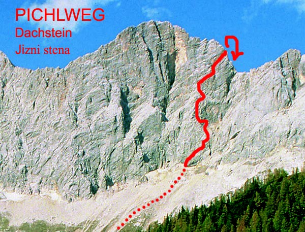 Dachstein, jin stna, Pichlweg