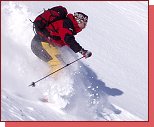 Kaprun, v pln� j�zd� na freeridov� tease X4 