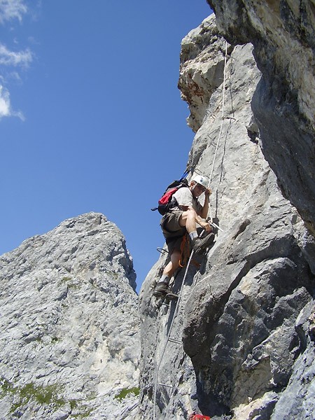 Adler Klettersteig na Karkopf Mieminger Kette