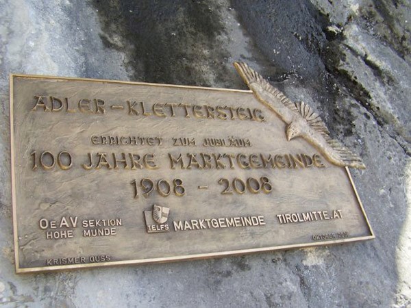 Adler Klettersteig na Karkopf Mieminger Kette