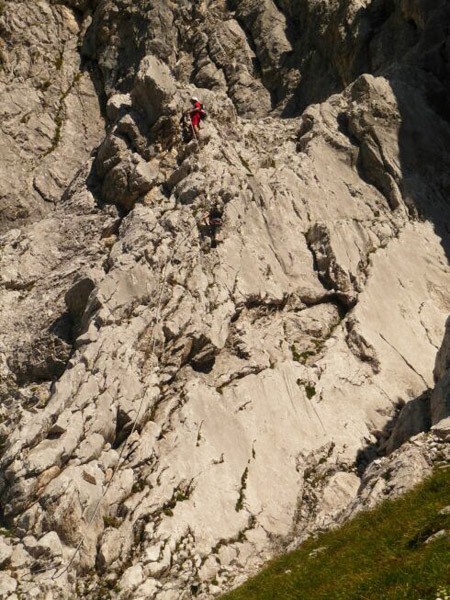 Adler Klettersteig na Karkopf Mieminger Kette