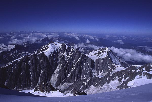 Mont Blanc pes Tete Rousse