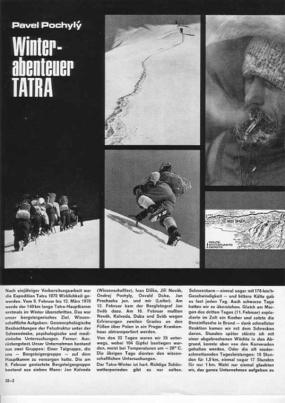Zimn pechod Tater 1970 - Horydoly.cz 