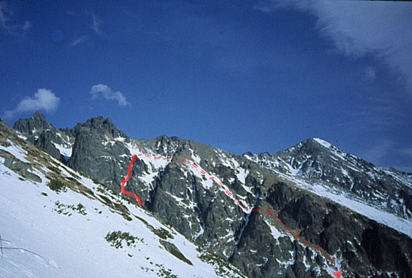 Vysok Tatry, sedlo pod Dvojitou v