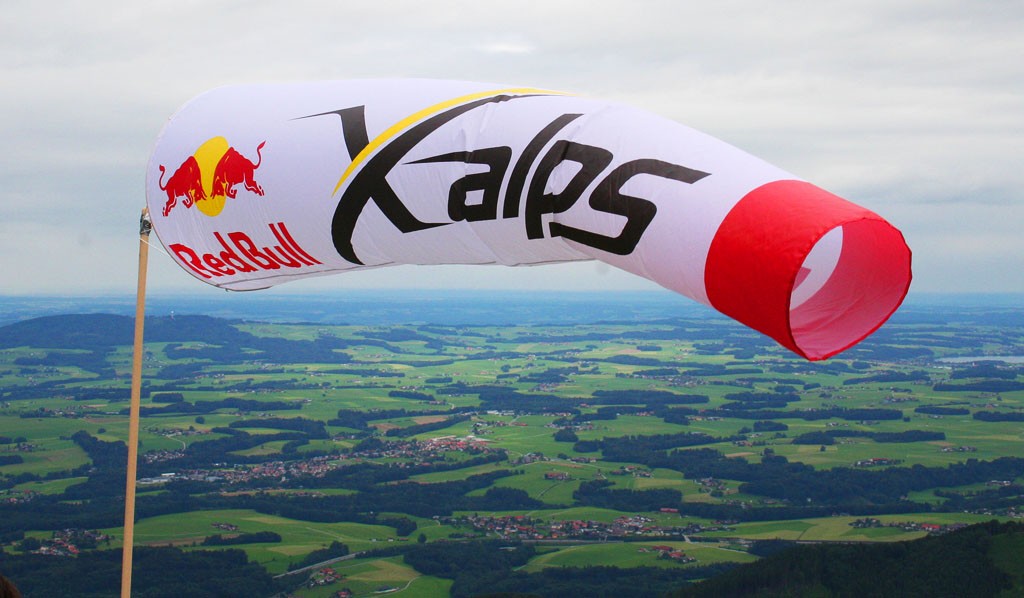 X-Alps 2009, start na Gaisbergu 