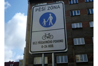 Na pěší zonu v Ostravě nesmějí elektrokola a elektrokoloběžky
