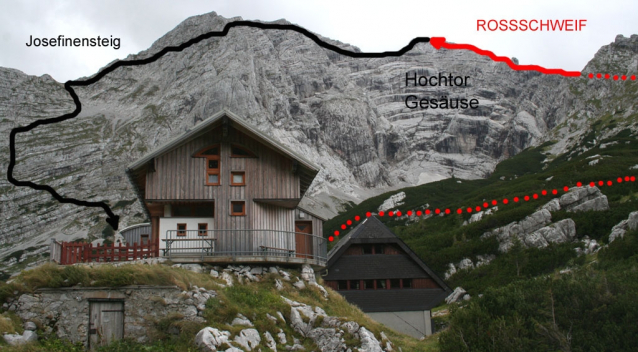 Lehká hřebenovka Rossschweif na Hochtor