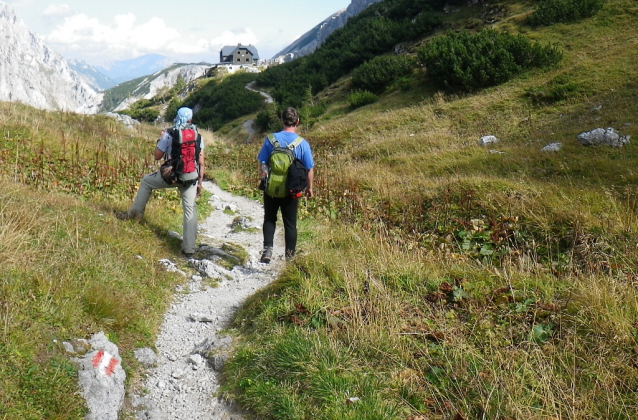 Hiking in the Styrian region Hochsteiermark, Austria