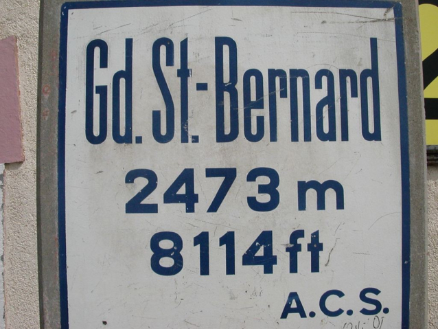 Velký svatý Bernard pěšky