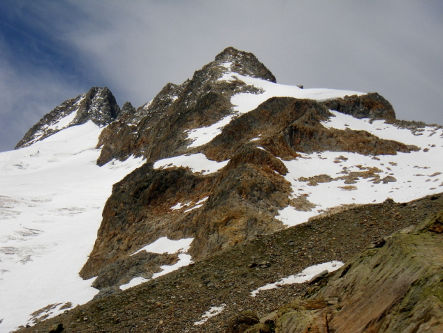 Mont Dolent nedaleko Mont Blanc
