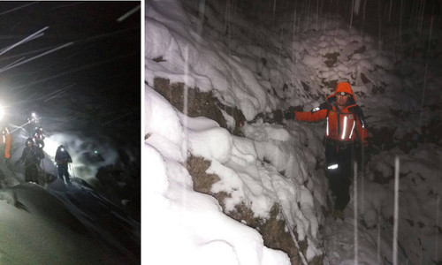 V rakouských, německých a italských Alpách napadl metr sněhu