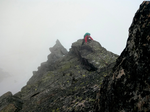 Taurská královna Hochalmspitze (3360 m) jižním pilířem