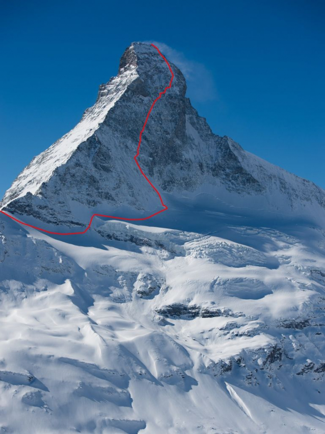 Matterhorn: Schmid Route v severní stěně