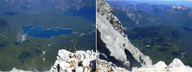 Zugspitze (2962 m) - nejvýš v Německu