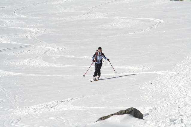 Tatranská Kupola na lyžích