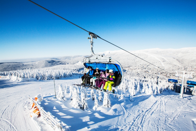 Skiareál ve Špindlu slibuje na víkend ideální sněhové podmínky