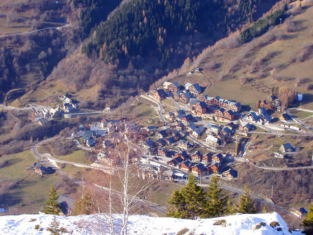 V Alpe dHuez mimo sjezdovky  