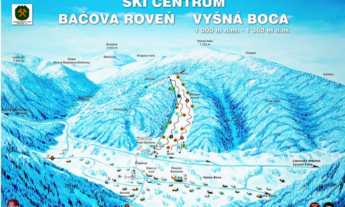 Vyšná Boca - středně velký skiareál v Nízkých Tatrách
