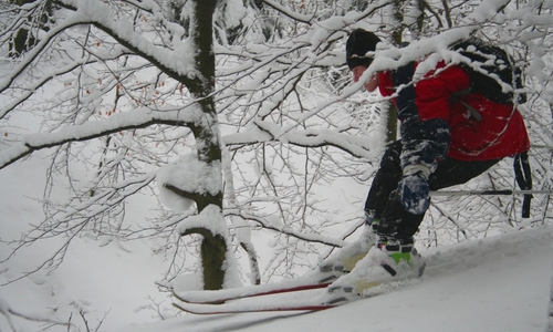 VIDEO Ortel na lyžích
