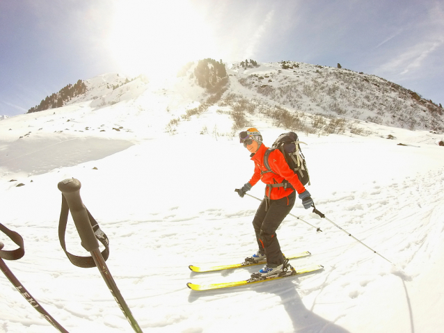 Bliggspitze, klasický jarní skialp v Ötztalských Alpách 