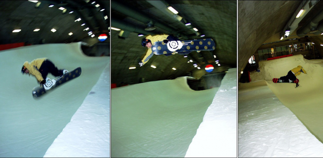 Snowboardový tunel Vuokatti ve Finsku