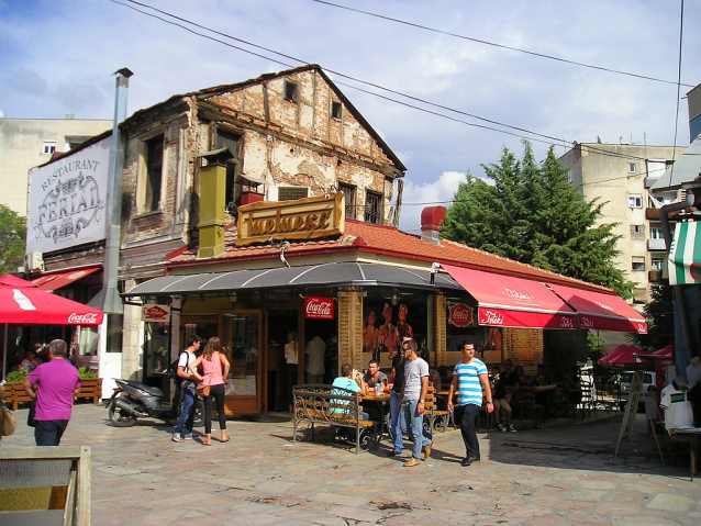 Cyril a Metoděj v makedonském Skopje