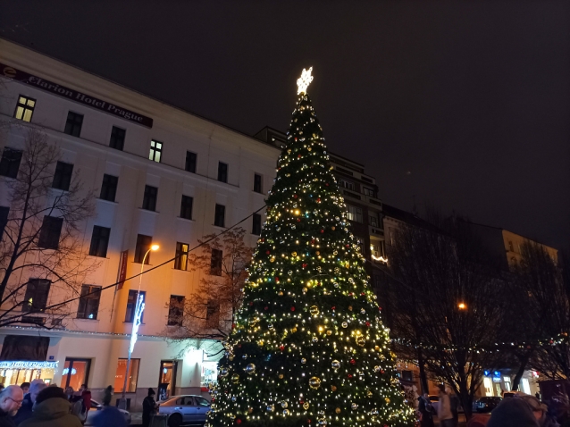 Vánoční trhy na Tylově náměstí v Praze
