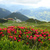 Horské hřiště Spieljoch v alpském údolí Zillertal