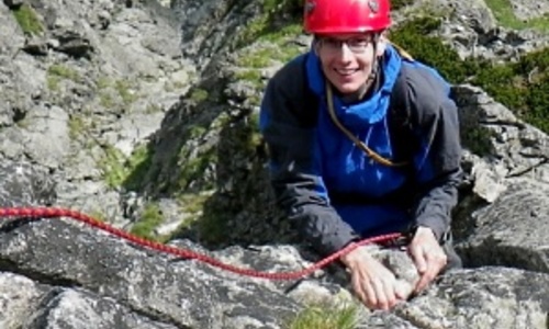 Jižním pilířem na Východní Žeruchovku Jižním pilířem na Východní Žeruchovku