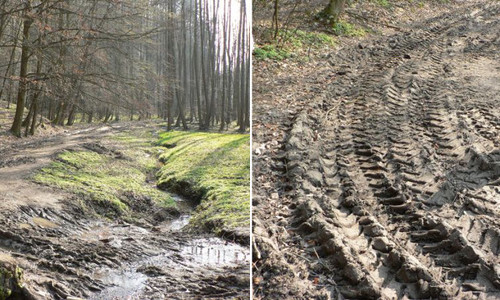 V Plakánku byla zničena cesta V Plakánku byla zničena cesta