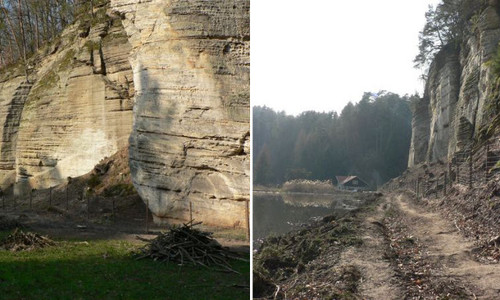 V Plakánku byla zničena cesta V Plakánku byla zničena cesta