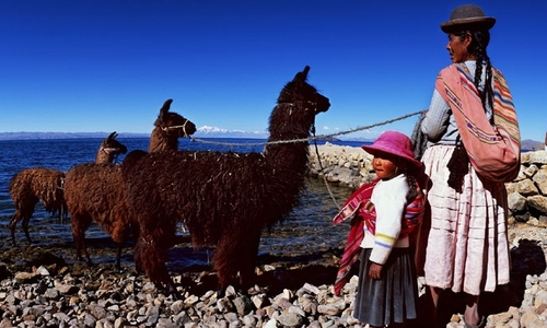 Panoramatická Bolívie