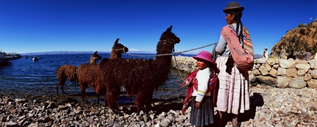 Panoramatická Bolívie