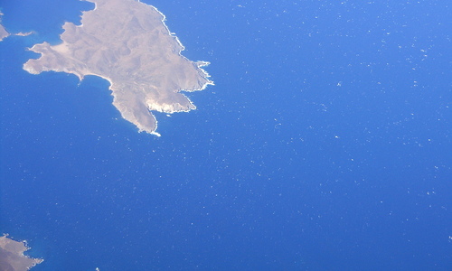 Poznáte řecký ostrov Antipsara z ptačí perspektivy? 