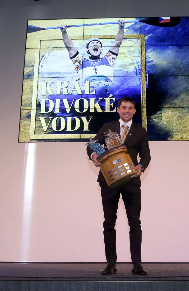 Mistr světa Jiří Prskavec obhájil vítězství v anketě Kanoista roku 2015