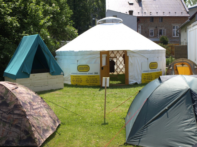 Výstava stanů na Moravě