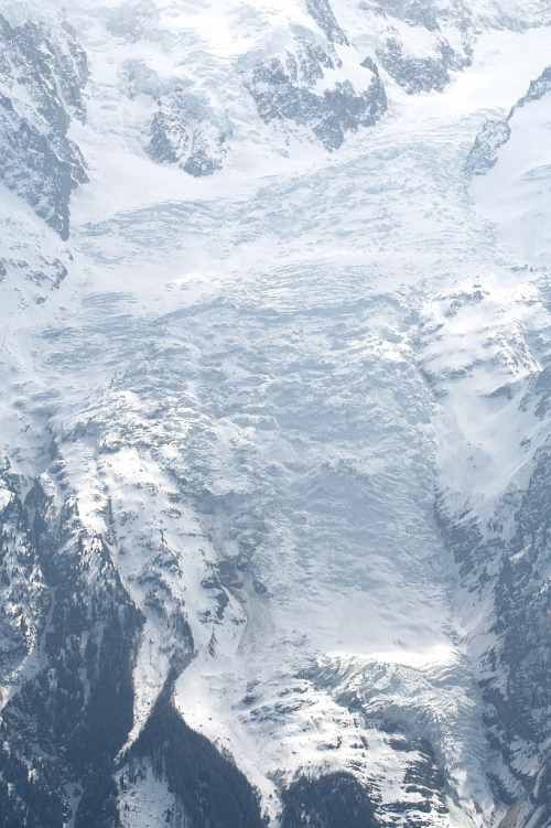 Bosson ledovec, Mont Blanc.