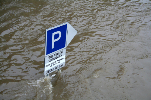 Vltava, Praha. Povodně 2013.