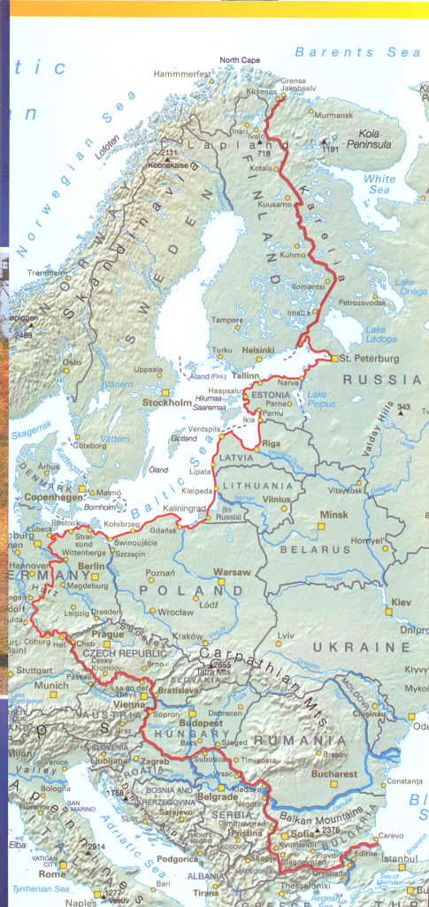 Stezka Železné opony protíná celou Evropy od severu k jihu.