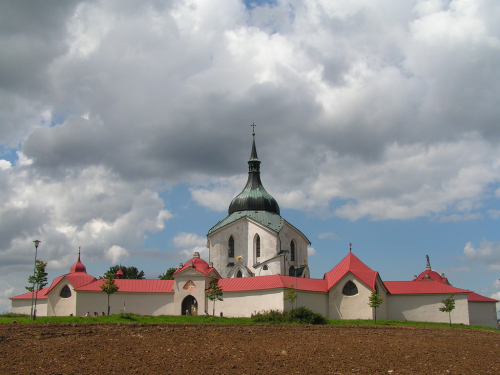 Kostel svatého Jana Nepomuckého na Zelené hoře. Žďár nad Sázavou.