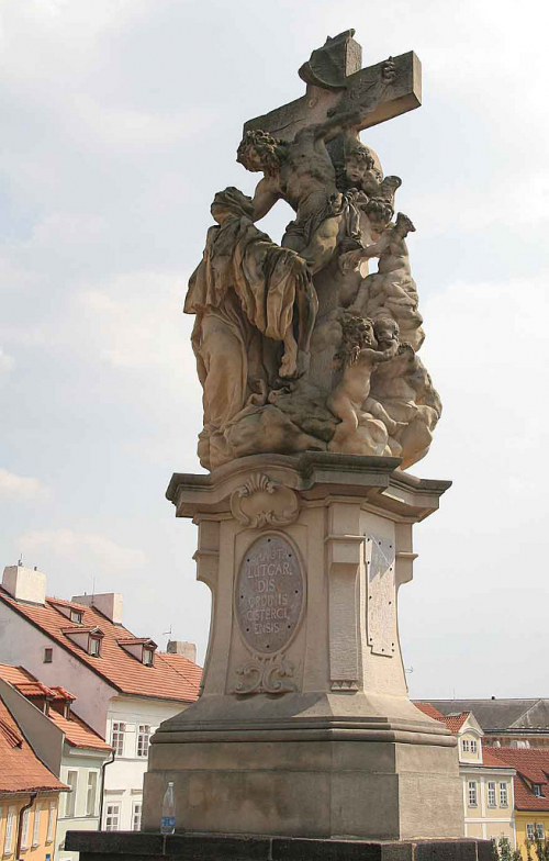 Sen sv. Luitgardy na Karlově mostě.