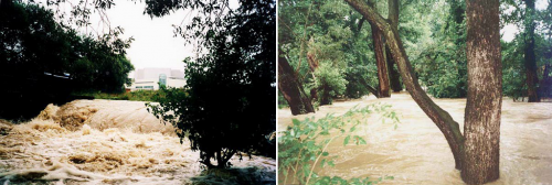 Povodeň Botič 2002.