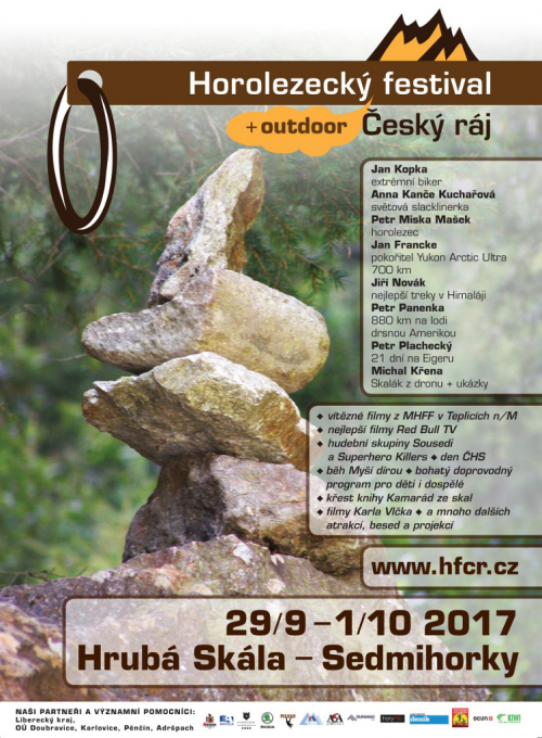 Horolezecký festival Český ráj 2017.