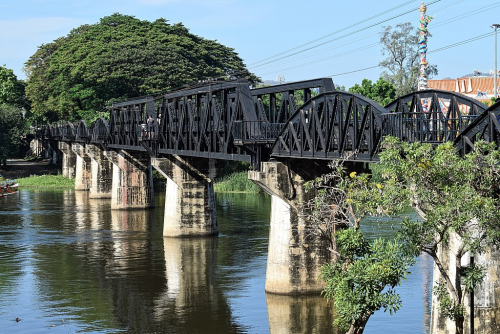 Most přes řeku Kwai.