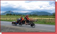 Lehokolov tandem naloen na dlouhou cestu 
