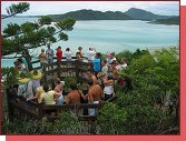 Austrlie, Vyhldka na Whitsundays Islands, Queensland  