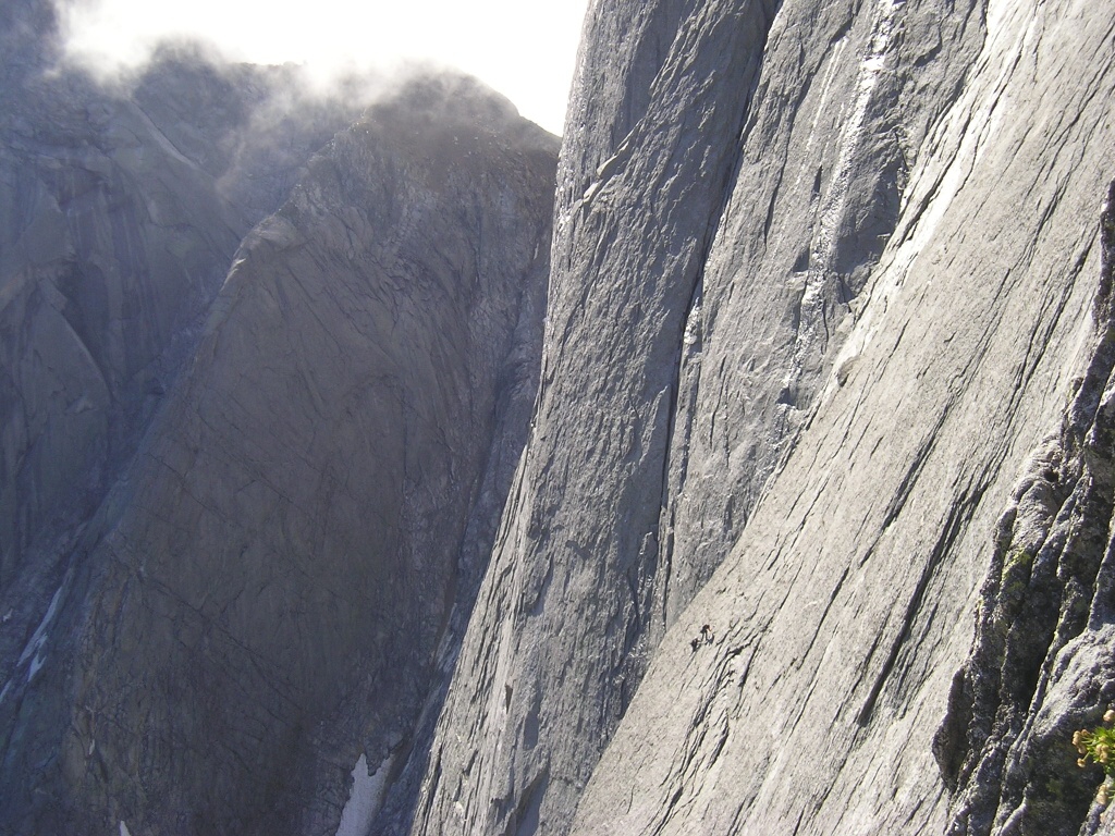 Bergell, Piz Badile, Nordkante - Horydoly.cz 