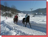 Velk Karlovice, zimn projka na konch 