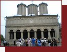 Bukurešť, nedělní bohoslužba Palatul Patriarhiei