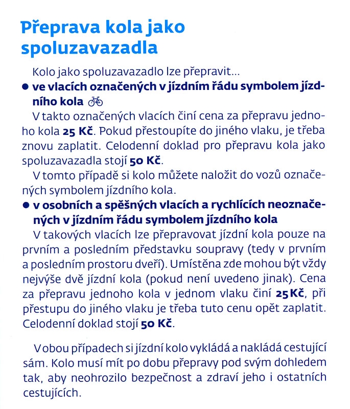 Vlakem za cykloturistikou 2008